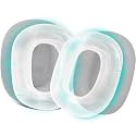SOULWIT Silicone Ear Pads Cover Protector for AirPods Max Headphones Cushions, Sweatproof, Easily Washable, Rugged Durability (Clear)