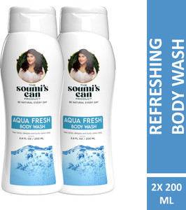 the soumis can product aqua fresh body wash pack of 2 2 x 200 ml