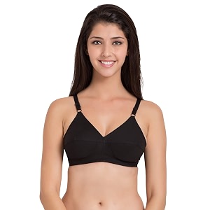 souminie women s pure cotton non padded full coverage everyday bra  pack of 3 