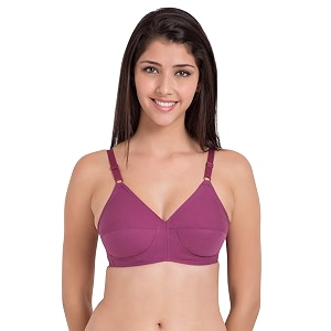 souminie women s pure cotton non padded full coverage everyday bra  pack of 3 