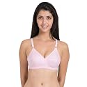 SOUMINIE Women s Pure Cotton Non Padded Full Coverage Everyday Bra | Pack of 3 |