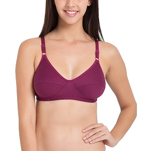 Souminie Womens Cotton Full Cup Non Padded