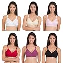 SOUMINIE Women39s Cotton Non-Padded Non-Wired Everyday Bra