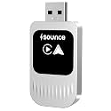 Sounce 2-in-1 Wireless Car Adapter – Converts OEM Wired Android Auto &amp; Apple CarPlay to Wireless, Compact Plug-and-Play Bluetooth Receiver for Cars with Factory-Installed Wired CarPlay – Jet Black