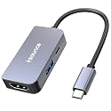 Sounce 3-in-1 Type-C to HDMI Multiport Adapter | 4K@60Hz HDMI, 5Gbps USB 3.0 & 100W PD Charging | Compact USB-C Hub for MacBook, Laptops, PCs & Other Type-C Devices