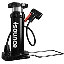 Sounce Bike Floor Pump,Portable Bicycle Foot Pump,Mini Air Pump with Presta and Schrader Valve,Hand Foot Activated Tire Inflator for Mountain&amp;Road Bike Balls