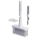 Sounce Cleaning Soft Brush Keyboard Cleaner 5-in-1 Multi-Function Computer Cleaning Tools Kit Corner Gap Duster Keycap Puller for Bluetooth Earphones Lego Laptop AirPods Pro Camera Lens (White)