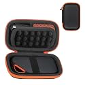 Sounce Premium External Hard Drive Disk Case Cover 2.5 Inch, 6.35cm Storage Organizer Bag for SSD, Earphones, Pouch for Hard Disks, Power Bank, Mobile Charger – Red