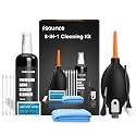 Sounce Professional 8-in-1 Cleaning Kit for Laptop, Tablet, Smartphone, Camera, Includes 100ml Cleaning Solution, Air Blower, Cotton Swabs, Suede Plush, Microfiber Cloth