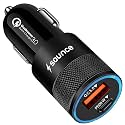 Sounce USB C Car Charger 38W Fast Charging Car Adapter 2-Port PD &amp; Quick Charger 3.0 Type C Car Plug Compatible iPhone 14/13 / 13 pro max/Mini / 12 Pro, MacBook Air, iPad Air 4th Gen, Galaxy S22