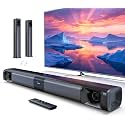 Sound Bar for Smart TV, 2‑in‑1 Detachable, 31" 80W Surround Sound