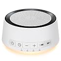 Sound Machine Night Light White Noise Machine with 30 Soothing Sounds 12 Colors Night Light Sleep Machine for Baby Kids Adults Brown Pink Nosie Machine with 32 Volume Levels for Office Home Travel