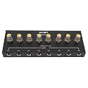 Sound Mixer 8 Input 1 Output Rechargeable Audio Mixing Console with Gain Control for Guitars Bass Keyboards Live Performance Studio Recording