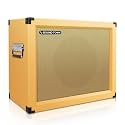 Sound Town 1 x 12 65W Guitar Speaker Cabinet with Birch Plywood Construction, Orange Tolex, Wheat Cloth Grille (GUC112OR)