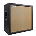 Sound Town 4 x 12 260W Guitar Speaker Cabinet, Birch Plywood, Black Tolex, Wheat Cloth Grille (GUC412BK)