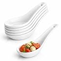 Soup Spoon – Pure White Ceramic Soup Spoons, 15 cm, Microwave & Dishwasher Safe, Elegant Tableware for Home, Hotel & Restaurant Use (Pack of 6)