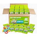 Sour Gummy Worms Individually Wrapped - Peg Bags 40 Count