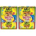 SOUR PATCH KIDS and SWEDISH FISH Mini Soft &amp; Chewy Candy Variety Pack, 18-2 oz Bags (Pack of 2)