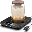 Sourdough Starter Warmer Mat - 24H Timer - Precise 1°F Thermostat Control (70-110°F) - Smart Memory Warming On/Off - Warming Heating Pad for Sour Dough Starter (Black)