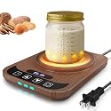 Sourdough Starter Warmer, Precise 1°F Thermostat Control (70-100°F) Sourdough Warming Mat, Auto Warming On/Off, 12-Hour Timer Sourdough Warmer for Home Baking (No Jar Included)