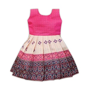 South Indian Traditional Pattu Pavadai Jacquard Silk