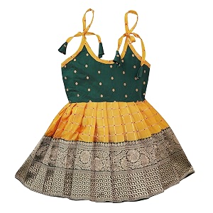South Indian Traditional Pattu Pavadai Tapeta Silk