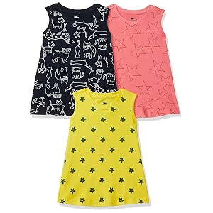 SOUTH SAILOR Baby Girls Cotton a-line Girls