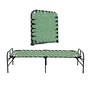 south whales single folding bed cot - 3x6 feet portable bed for adults lightweight amp durable synthetic niwar with 1 year warranty virgin niwar 3x6 feet virigin bed
