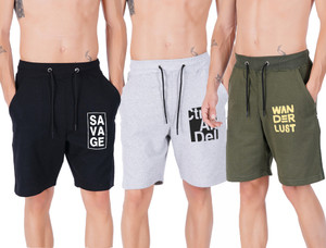 Southcity Graphic Print Men Black Grey Green