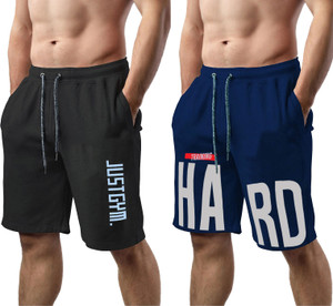 Southcity Graphic Print Men Blue Black Regular