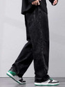 Southee Men Loose Fit Mid Rise Black
