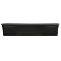 Southern Patio Medallion Windowsill Platform Garden Planter, Black, 36 in