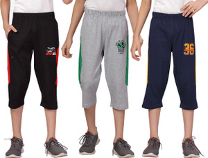 southtree three fourth for boys multicolor pack of 3
