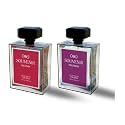 SOUVENIR DE CARE Victory &amp; Profond Perfume Gift Set | 100ML Each | Fresh Aqua Fragrance | Long-Lasting &amp; Lab-Tested – 200ML (For Men)