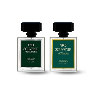 paradise premium perfume set  50ml each  long-lasting eau de parfum  100ml for men amp women