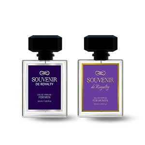 valentines day royalty perfume gift set  50ml each  spicy woody amp citrusy scent  100ml for men amp women