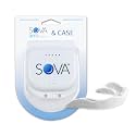SOVA Aero Night Guard with Case - 1.6mm Thin - Custom-Molded Fit - Protects Against Nighttime Teeth Grinding & Clenching - Odor & Taste Free - Remoldable Up to 20 Times - Non Toxic
