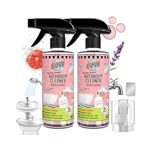sovi bathroom cleaner  tap cleaner amp limescale remover  india39s 1st vinegar formulation  lavender fragrance  hard water suitable  for tap shower floor tiles bathtub 500 ml pack of 2