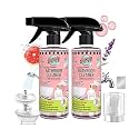 SOVI® Bathroom Cleaner | Tap Cleaner &amp; Limescale Remover | India's 1st Vinegar Formulation | Lavender Fragrance | Hard Water Suitable | For Tap, Shower, Floor Tiles, Bathtub, 500 ml (Pack of 2)