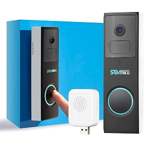 vicohome d2a wireless video doorbell with chime battery amp person detection