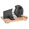 SOWKIPE Manual Bread Slicer for Sourdough, Adjustable Hand Crank, Black