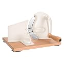 SOWKIPE Manual Bread Slicer for Sourdough, Adjustable Hand Crank, White