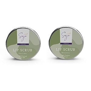soyu lip scrub for men and women  helps in reducing dark lips pigmentation amp dry chapped lips  what-a-melon combo  100 vegan  pack of 2 10 gms each