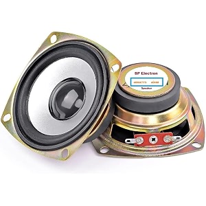 sp electron 334 4ohm 40w full range audio portable speaker tweeter for professional speaker home theater pack of 1
