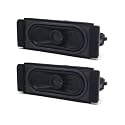 SP Electron 8ohm 5w Heavy Black TV Speakers Loudspeaker Rectangle Shape HI-FI woofer Speaker (Pair of 1)