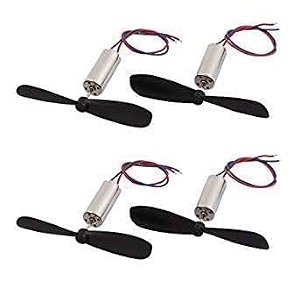 sp electron dc 37v 716 7x16mm micro coreless motor with propeller high-speed mini drones 4 motors  4 propellers