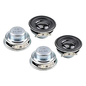 sp electron pack of 4 15 inch 40 mm full range speaker unit 4 ohm 3w bluetooth speaker diy portable loudspeaker tweeter mid bass speaker woofer