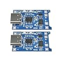 SP Electron Type-C TP4056 Micro USB Lithium Battery Charging Converter with Overcharge Discharge Over-Current Protection Charging Board Module (Pack of 2)