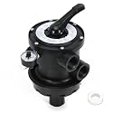 SP0714T Top-Mount Multiport Valve Compatible with Hayward VariFlo, Replacement for Hayward Above-Ground Pro-or VL 210 Series Sand Filter, 1-1/2 Seven Position Control Valve