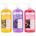 Spa Luxetique Bubble Bath, Foaming Bath with Epsom Salt, Chamomile Rose and Lavender Scent Bathing Set, 3 Pack 49.8 fl oz Mothers Day Gifts Set for Women and Men